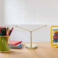 thumbnail image 1 of FUTUREORYY Portabandera De Acero Inoxidable Color Dorado Con Soporte Ajustable Para Escritorio, 1 of 8