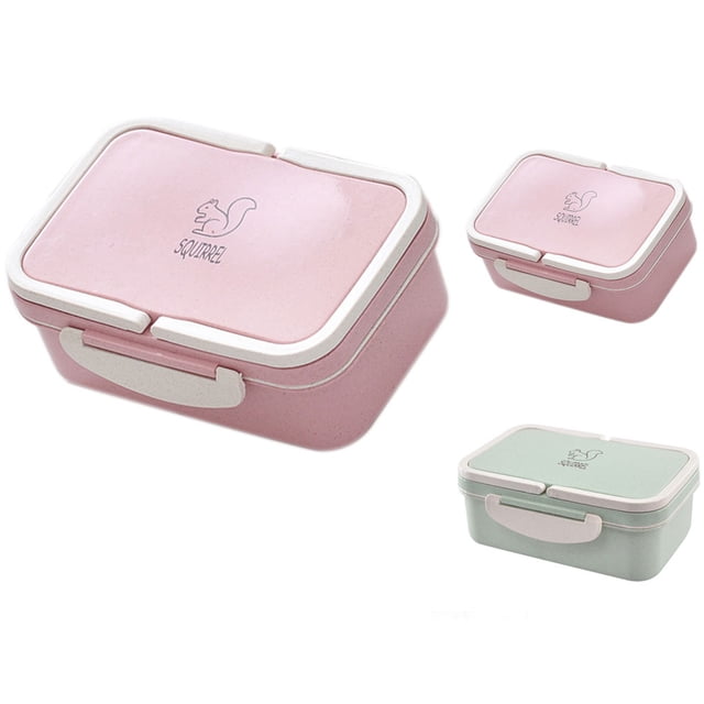 Youkk Double Rectangle Couverture Lunchbox Four à micro-étudiant adulte haute capacité Compartiment Bento Box