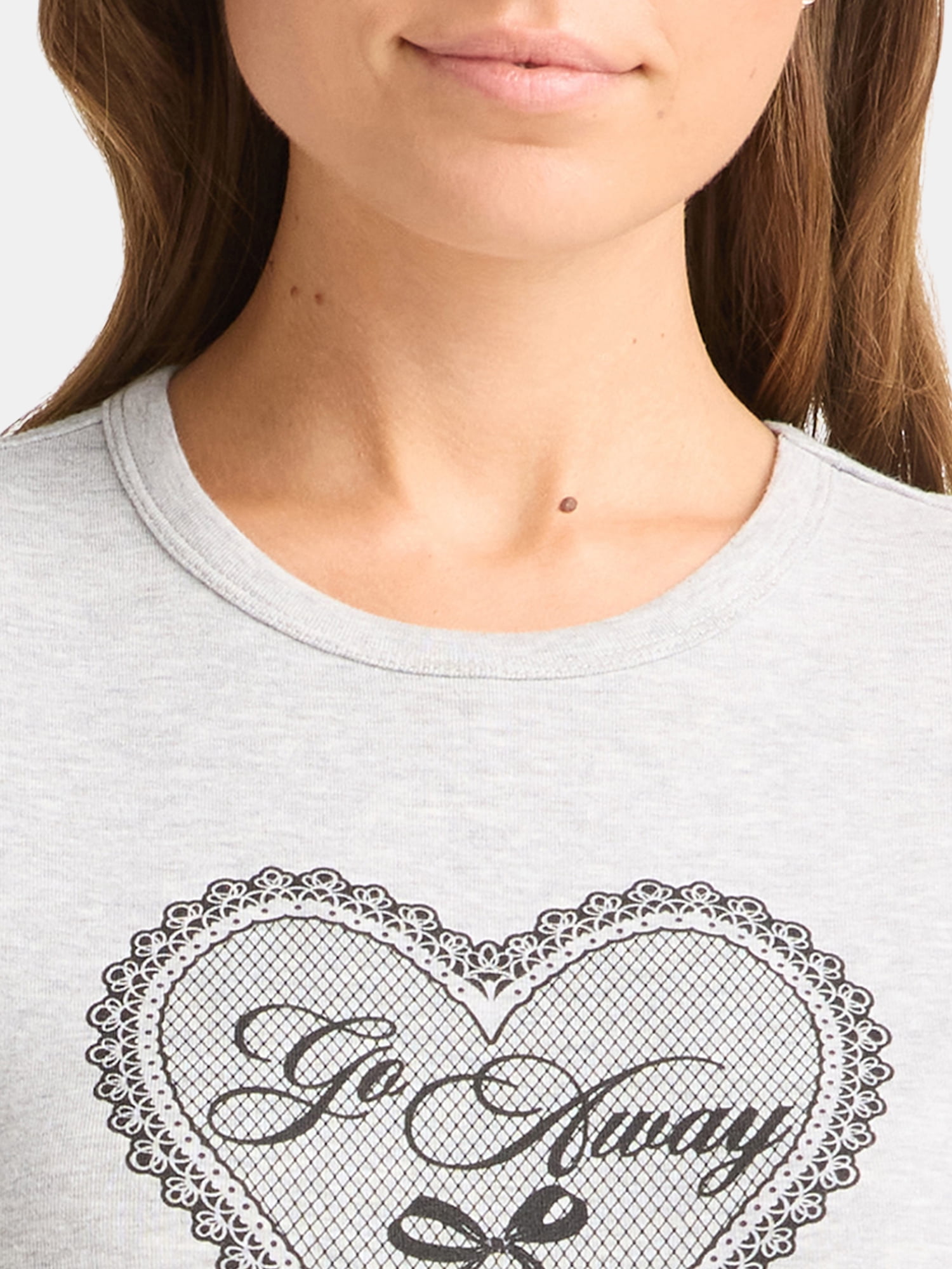 Cactus and Pearl Women's Go Away Graphic Tee with Short Sleeves, Sizes XXS-XXL