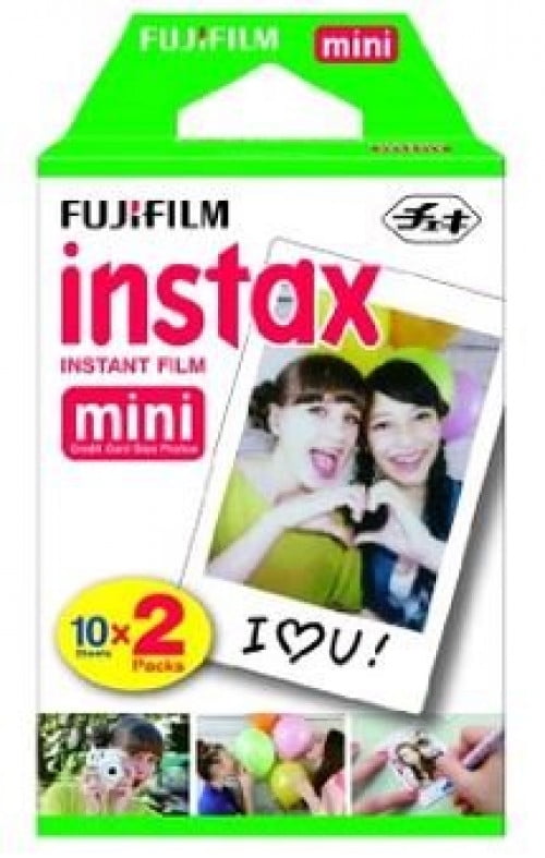 Fujifilm Instax Mini Instant Film, 30 sheets BUNDLE Includes Qty 1 Instax Mini Twin 10 Sheets x 1 Pack = 20 Sheets + Instax Mini Single 10 Sheets: Total 30 Pictures