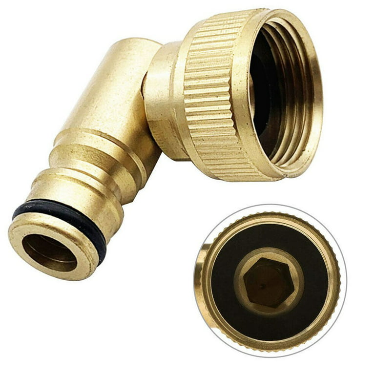 Ruibeauty Hose Reel Swivel Elbow Quick Connector For Hoselock Plug 3/4in  BSP Female