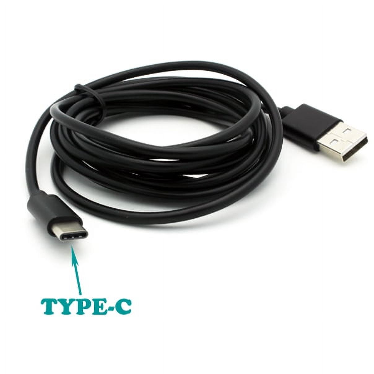 Samsung Galaxy S9 S9+ Compatible 18W Adaptive Fast Home Charger 6ft Type-C Turbo USB Cable Adapter Wall Travel AC Power Smart Detect Long USB-C Data Cord [Black] P5R