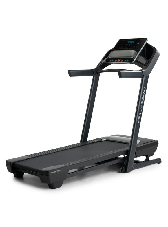 ProForm Carbon TL; Treadmill for Walking and Running with 5 Display, Built-In Tablet Holder and SpaceSaver Design