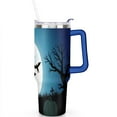 thumbnail image 2 of Halloween Pumpkin 40 oz Tumbler with Handle Double Wall Cup Modern Tumbler for Home Office Supplies Birthday Christmas, 2 of 7