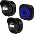thumbnail image 1 of CHOK Multifunctional Wireless Driveway Alarm Outside Weatherproof Motion Sensor Alarm 1 Receiver 2 Transmitters with 38 Chimes 200m/656ft Transmission for Indoor Outdoor Use, 1 of 13