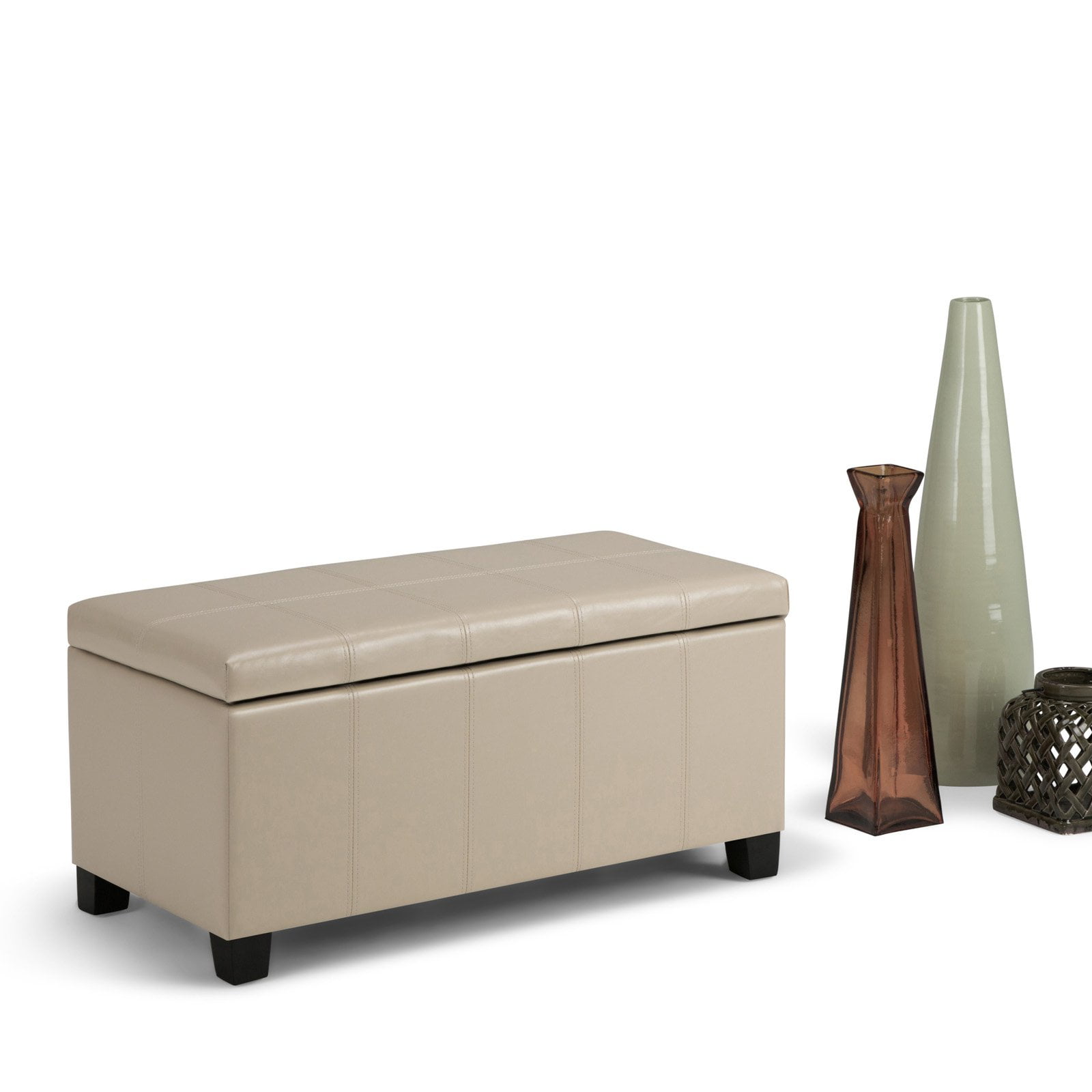 Simpli Home Dover Storage Ottoman Bench