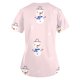 thumbnail image 3 of Puntoco Moda para mujer Camisetas de manga corta con cuello en V Uniforme de trabajo Estampado de Navidad con tops de blusa de bolsillo Puntoco Puntoco-1861, 3 of 4