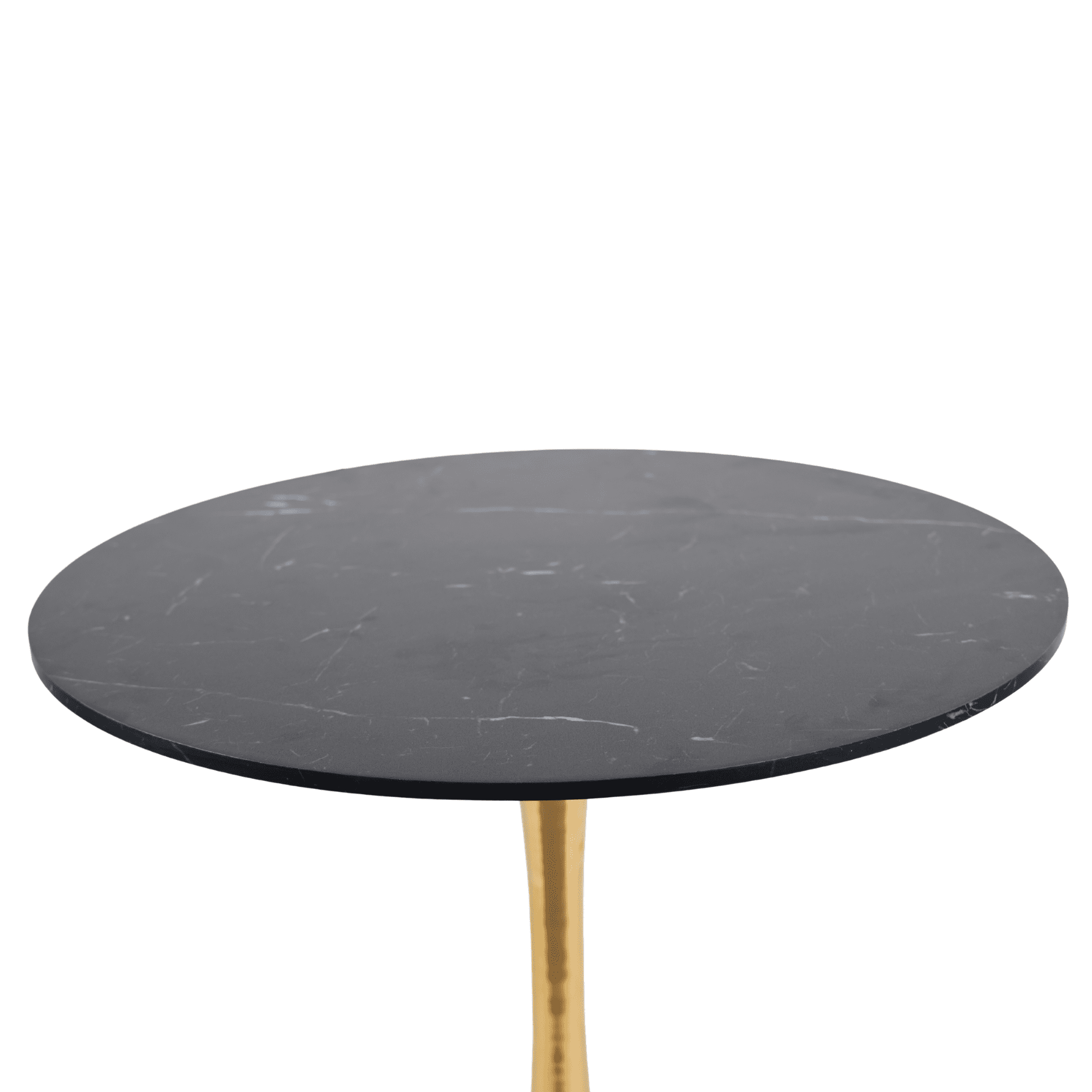 Euroco 31.5" Round Dinning Table for 4,Modern Kitchen Table with Metal Pedestal Base & Tulip Design for Dining, Tea & Lounge,Sturdy Base,Black