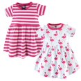 thumbnail image 1 of Hudson Baby Vestidos de algodón para bebés y niñas pequeñas Bright Flamingo 3 Niño pequeño, 1 of 1