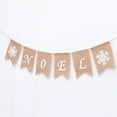 thumbnail image 3 of MLINS 2 Meters Noel Decoration Swallowtail Flag NOEL Banners Rustic Garland, 3 of 8