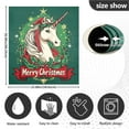 thumbnail image 3 of Ryvnso Merry Christmas Unicorn Dishwasher Magnetic Refrigerator Magnet Cover Kitchen Home Decorative 23"x26", 3 of 6