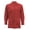 Red, variant on Men's Guayabera Long Sleeve Button Up Cuban Beach Casual Embroidered Dress Shirt (Red, L)