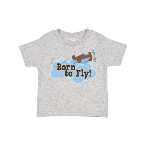 Inktastic Airplane Future Pilot Born to Fly Boys Toddler T-Shirt