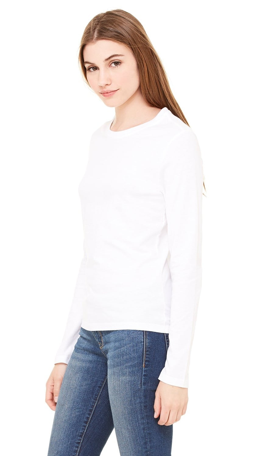 Women's Thick Crewneck Long Sleeve T-Shirt