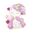 thumbnail image 1 of Lindos Pines De Esmalte De Gato De Dibujos Animados Morado Flor De Mariposa Broches De Solapa De Dinosaurio Insignia De Animal Pin Broche Mágico Accesorios De Joyería Regalo Para Amigos Gao Jiahui  unisex, 1 of 2