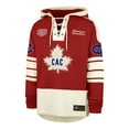 thumbnail image 2 of Men's '47  Red Montreal Canadiens Blue Line Heritage Lacer Pullover Hoodie, 2 of 3