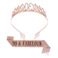 thumbnail image 1 of Houderco 1Jgo Etiquette Belt Tela Con De Cristal Para Fiesta Y Cumpleaños, 1 of 5