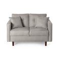 thumbnail image 2 of Sofá Love Seat 2 Plazas Makora de lino Gris Claro Modelo Marzana, 2 of 7