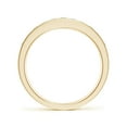 thumbnail image 2 of ANGARA Natural Channel Set Half Eternity Emerald Wedding Ring in 14K Yellow Gold for Women (Size-2.1mm) | May Birthstone, Birthday, Anniversary, Jewelry Gift for Women | Natural Emerald Ring, 2 of 9