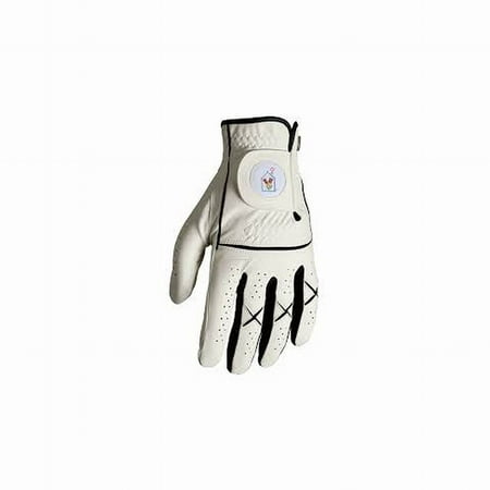 Wilson Prostaff TI Golf Glove (LEFT, Cadet, MEDIUM LARGE) Leather Palm (Best String For Wilson Pro Staff 97)