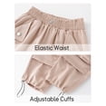 thumbnail image 5 of Happy Cherry Girls Hip Hop Pants Kids Wide Leg Cargo Trousers Baggy Trousers Summer Loose Pants Streetwear 6-7 Years, 5 of 7