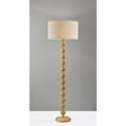 thumbnail image 6 of Adesso Orchard 62" 3-Way Wood Decorative Floor Lamp with Cream Drum Shade, 6 of 6
