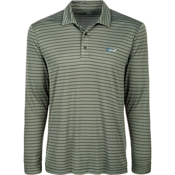 Polo de Rugby Greg Norman para hombre color verde mediano