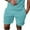 Light Blue, variant on Aeguzox Shorts Men Tie Drawstring Solid Elastic Waist Sports Pocket Five-Quarter Shorts,Sizes S-5XL