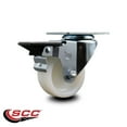 thumbnail image 2 of 3 Inch Nylon Wheel Swivel Top Plate Caster with Posi Brake Service Caster Brand, 2 of 2