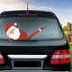 thumbnail image 2 of Sidaley Pegatinas de coche Calcomanías para parabrisas trasero de coche Temática de Navidad Limpiaparabrisas que agita pegatinas Decoración Automoción decorativa y accesorios No.07, 2 of 5