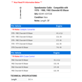 thumbnail image 2 of Speedometer Cable - Compatible with 1978 - 1980, 1982 Chevy K5 Blazer 1979, 2 of 2