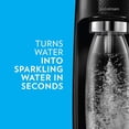 thumbnail image 2 of SodaStream Fizzi Sparkling Water Maker Bundle (Black), with CO2, BPA Free Bottles, and Bubly Drops Flavors, 2 of 5