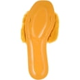 thumbnail image 4 of Journee Collection Womens Dusk Faux Fur Slip On Pool Slides, 4 of 5