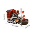 thumbnail image 3 of FeiFu Vintage Resin Locomotive Model Custom Metal Truck Statue Decorative Figurine Collectible Home Office Display Decorative Models Red Free Size, 3 of 5