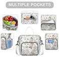 thumbnail image 3 of Bohemian Ethnic Leakproof Cooler Tote - Large Insulated Food Bag with Retro Abstract Design, 3 of 6