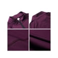 thumbnail image 5 of Skyllee Zip Pullover Women Long Sleeve Running Jacket Workout Yoga Quick-Drying Shirts S-2XL, 5 of 7