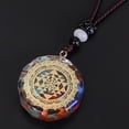 thumbnail image 5 of HomeKingdee Chakra Energy Stone Pendant Necklace for Yoga Meditation - Multicolor Unisex Spiritual Jewelry for Daily Wear and Special Occasions, 5 of 5