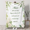 thumbnail image 2 of KAAYEE Gifts for Mom Blanket,Mom Birthday Gifts from Daughter Son,Mom Gifts for Mothers Day Christmas,Super Soft Flannel Throw Blanket 60" x 50", 2 of 8