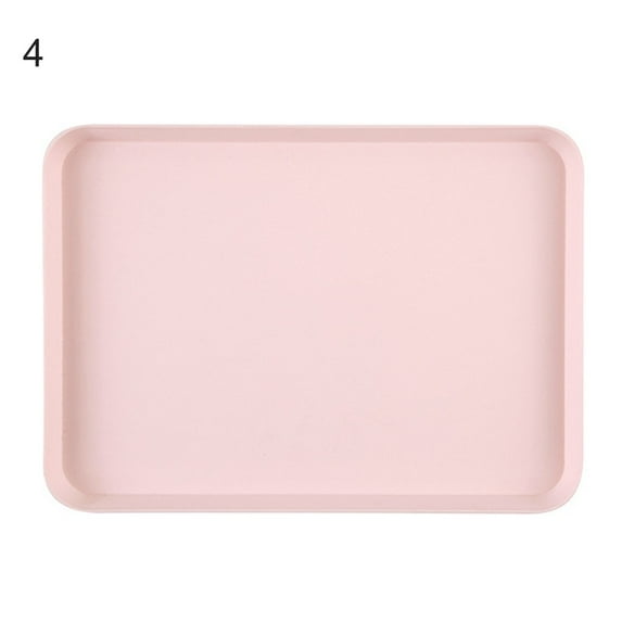 Opolski Nordic Simple Rectangular Fruit Dessert Plastic Storage Tray Kitchen Supplies