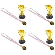 8 Pcs Plastic Small Trophies Trophy Mini Decor Awards and Medal Ornament Child