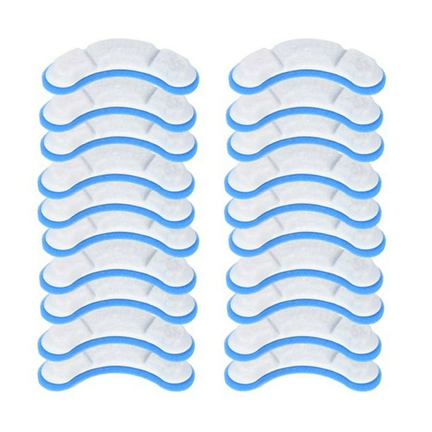 20 Filtros de Repuesto para Fuente de Agua para Mascotas para Filtro de CarbóN Activado WF050/WF060 para Alimentador AutomáTico de Mascotas para Mascotas