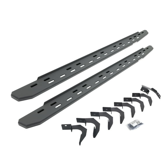 Go Rhino 69623580SPC RB30 Slim Line Running Boards with Mounting Bracket Kit For Chevrolet 15-24 Colorado, GMC 15-24 Canyon (Crew Cab Pickup)
