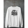 thumbnail image 3 of A Little Hocus Pocus. Sweatshirt Women -Image by Shutterstock, Female 4X-Large, 3 of 4