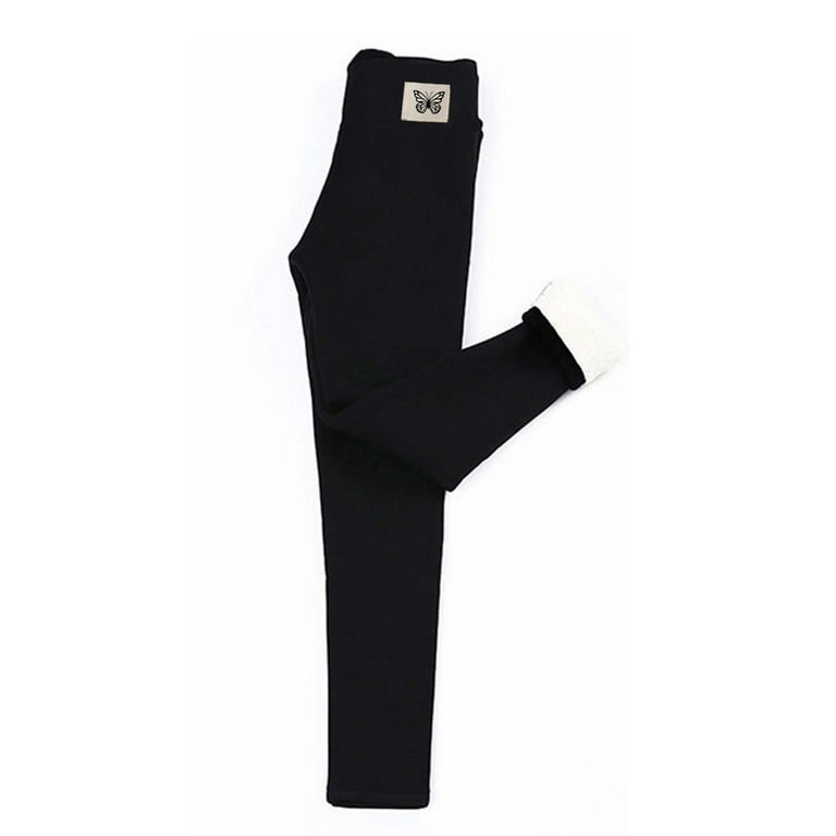 Jyeity Fall Styles Without The Big Bucks, Print Warm Winter Tight Thick  Velvet Wool Cashmere Pants Trousers Leggings Overalls Black Size S(US:4) 