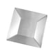 thumbnail image 1 of Accesorio de aluminio del escudo del reflector del calentador de 4 lados al aire libre para los calentadores al aire libre del tubo de vidrio Distancia del agujero 7 cm., 1 of 8