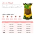 thumbnail image 3 of Vsdgher Tournesol3 pour Filles Chemises de Nuit Manches Courtes à Volants Robe de Nuit Pyjama pour Fête Pyjama-Grand, 3 of 6