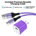 thumbnail image 2 of Type C Charger Block, 3pcs USB Block with 6FT Type C Cable Cord, Hootek USB C Charger Block with USB A to USB C Charging Cable, Type C Wall Charger Brick for Android Charging Cords USB-C Phone Cables, 2 of 9