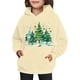 thumbnail image 4 of Sudadera con capucha para niñas y niños, sudadera de manga larga con cuello redondo y estampado de moda, jersey con bolsillo, sudadera de poliéster para niñas, 4 of 8