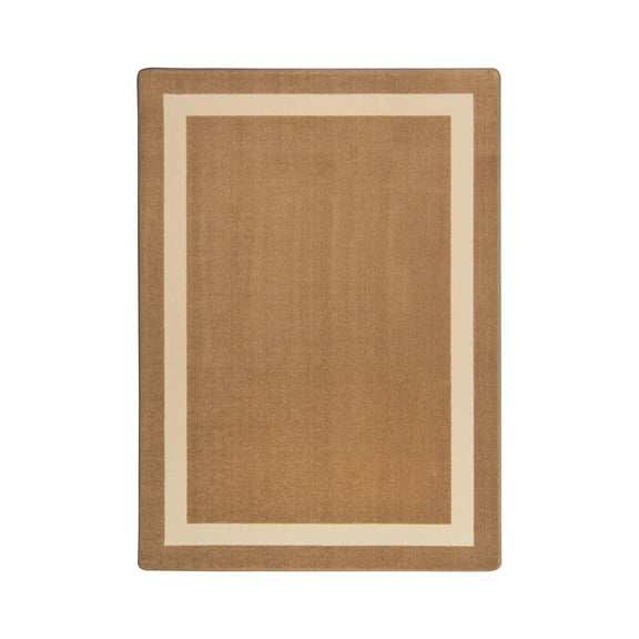 Portrait 7'8" x 10'9" Area Rug In Color Mocha-Color:Mocha,Material:Nylon