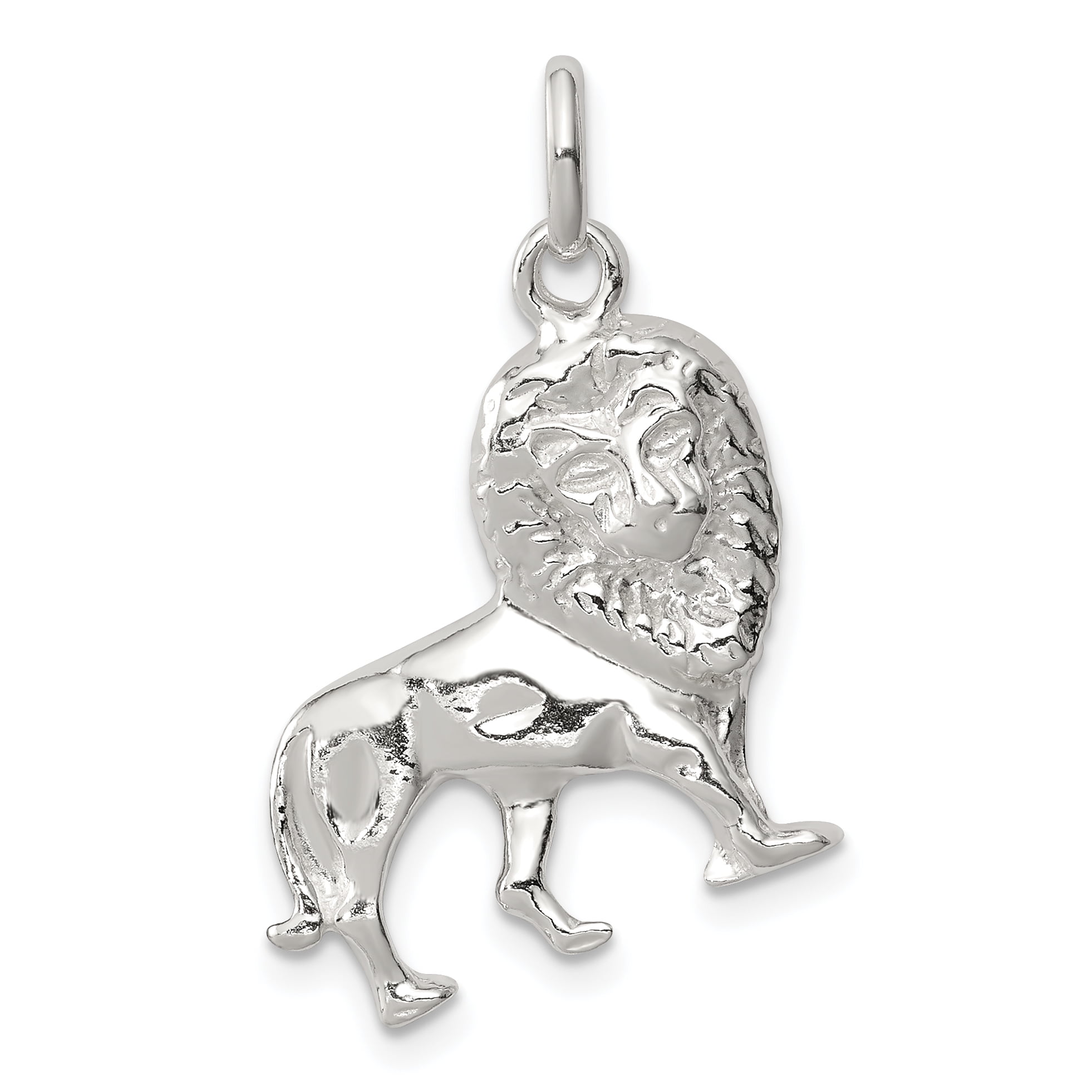 3-D Black Orca Killer Whale Clip-On Charm in 925 Sterling Silver 31x10mm